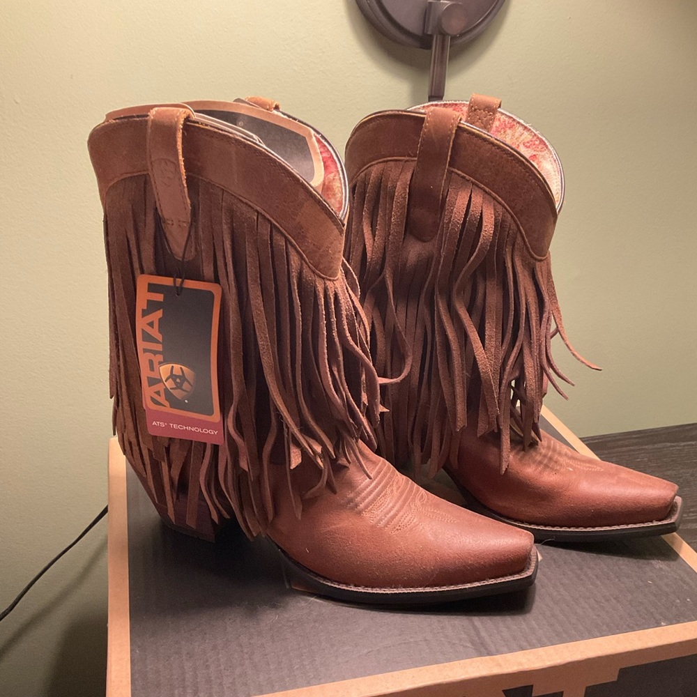 Arita Gold Rush Fringe Bootie
